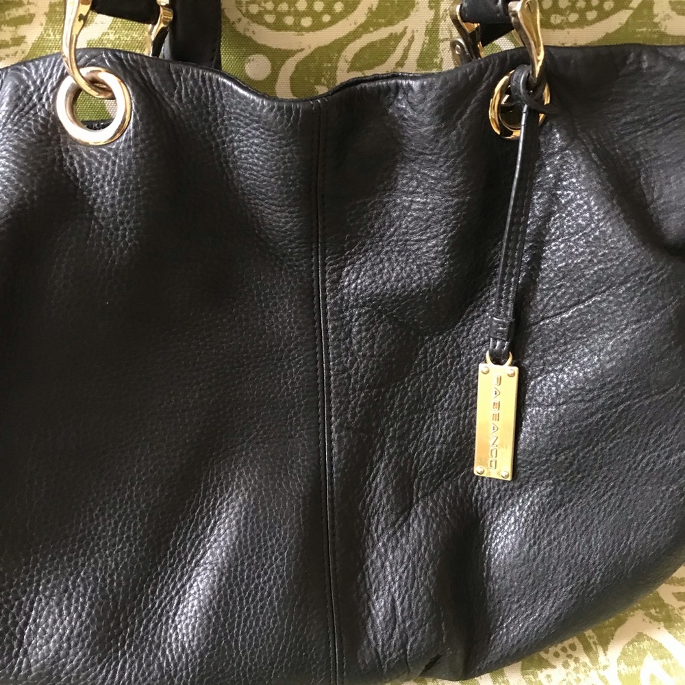 Rabeanco black leather (real) handbag - Picture 2 of 8